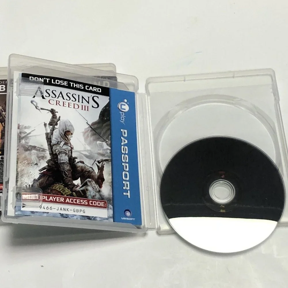 PS3 Playstation 3 Destiny and Assassins‎ Creed III Lot of 2 Games